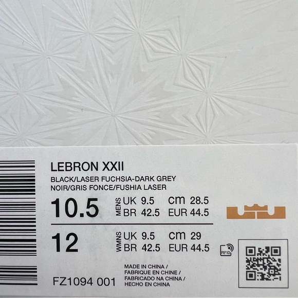 ✔️New✔️ NIKE Lebron XXII 22 Blacklight